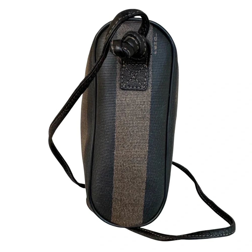 FENDI Vintage Pequin Striped Shoulder Bag Large Crossbody - Picture 8 of 17